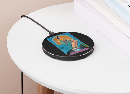March & Aquamarine (Gem Series) by Sofia Chiostri Wireless Charger