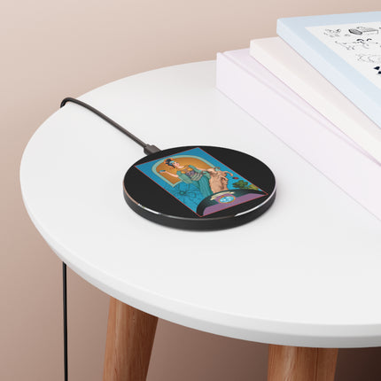 March & Aquamarine (Gem Series) by Sofia Chiostri Wireless Charger