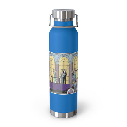Au Revoir by George Barbier Copper Vacuum Insulated Bottle, 22oz