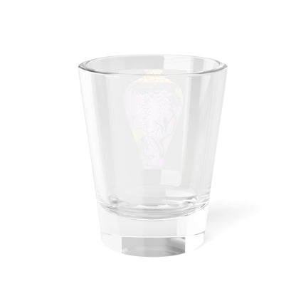 Purple Glazed Porcelain Vase Shot Glass, 1.5oz