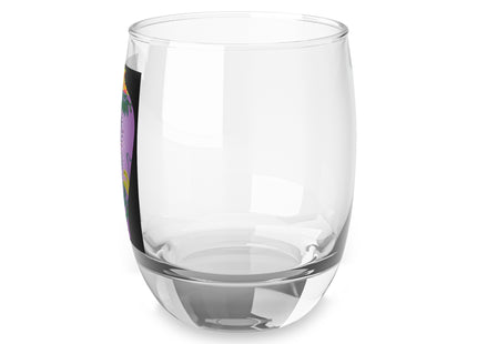Purple Glazed Porcelain Vase Whiskey Glass
