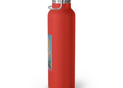 March & Aquamarine (Gem Series) by Sofia Chiostri Copper Vacuum Insulated Bottle, 22oz