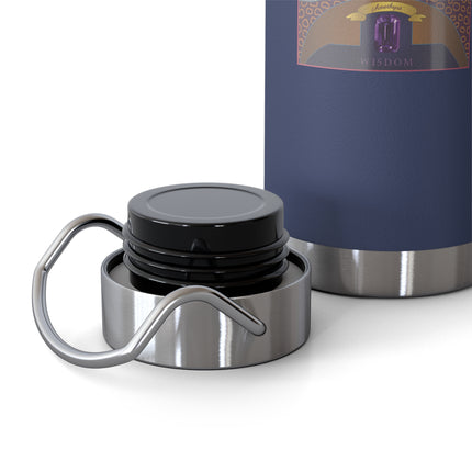 February & Amethyst (from the Gem Series) by Sofia Chiostri Copper Vacuum Insulated Bottle, 22oz