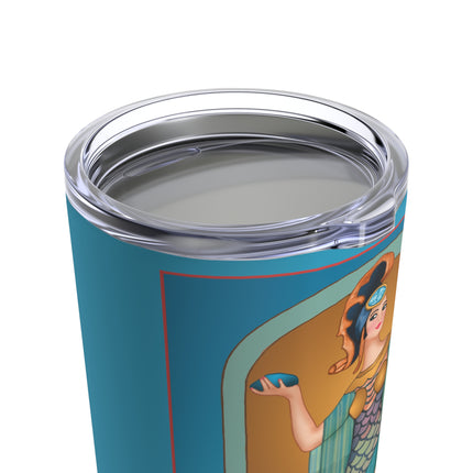 March & Aquamarine (Gem Series) by Sofia Chiostri Tumbler 20oz