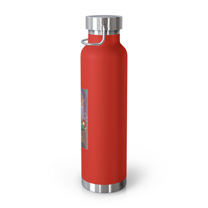 February & Amethyst (from the Gem Series) by Sofia Chiostri Copper Vacuum Insulated Bottle, 22oz