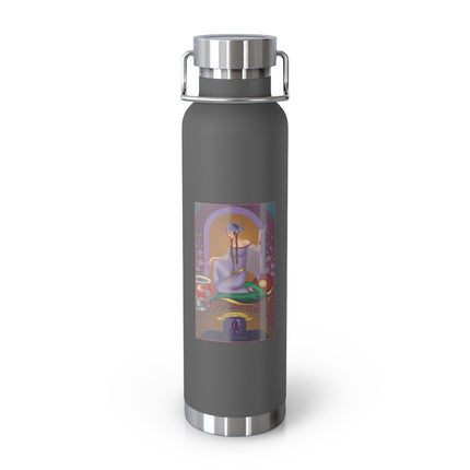 February & Amethyst (from the Gem Series) by Sofia Chiostri Copper Vacuum Insulated Bottle, 22oz