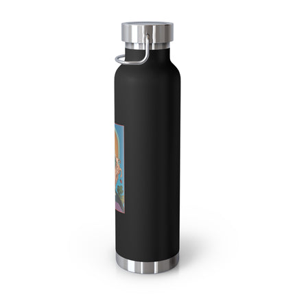 March & Aquamarine (Gem Series) by Sofia Chiostri Copper Vacuum Insulated Bottle, 22oz