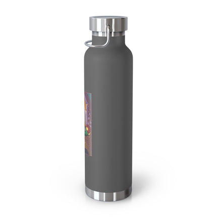 February & Amethyst (from the Gem Series) by Sofia Chiostri Copper Vacuum Insulated Bottle, 22oz