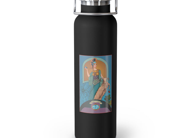March & Aquamarine (Gem Series) by Sofia Chiostri Copper Vacuum Insulated Bottle, 22oz