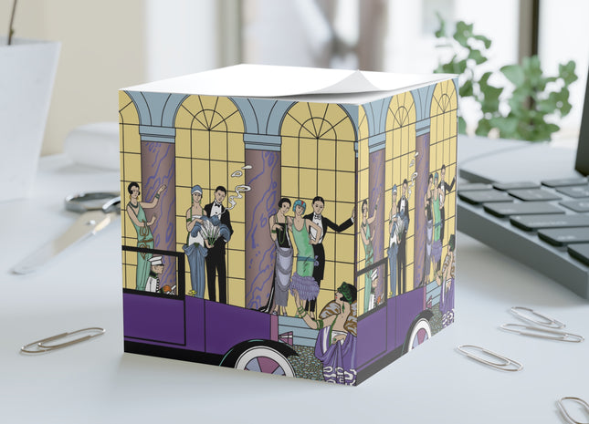 Au Revoir by George Barbier Note Cube