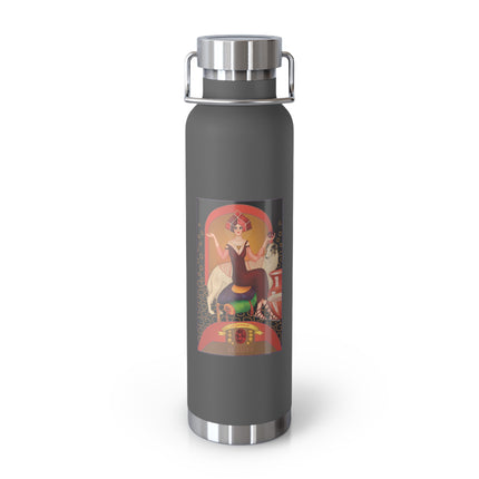 January & Garnet (from the Gem Series) by Sofia Chiostri Copper Vacuum Insulated Bottle, 22oz