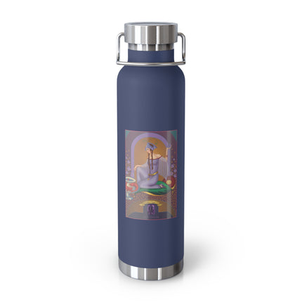 February & Amethyst (from the Gem Series) by Sofia Chiostri Copper Vacuum Insulated Bottle, 22oz