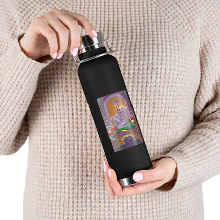February & Amethyst (from the Gem Series) by Sofia Chiostri Copper Vacuum Insulated Bottle, 22oz