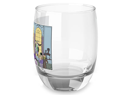 Au Revoir by George Barbier Whiskey Glass