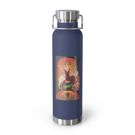 January & Garnet (from the Gem Series) by Sofia Chiostri Copper Vacuum Insulated Bottle, 22oz