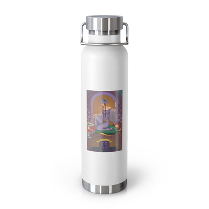 February & Amethyst (from the Gem Series) by Sofia Chiostri Copper Vacuum Insulated Bottle, 22oz