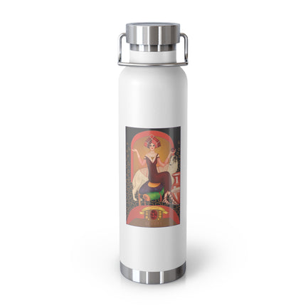 January & Garnet (from the Gem Series) by Sofia Chiostri Copper Vacuum Insulated Bottle, 22oz