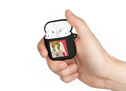 Serene Angel with Golden Halo AirPods Case