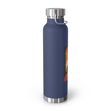 January & Garnet (from the Gem Series) by Sofia Chiostri Copper Vacuum Insulated Bottle, 22oz