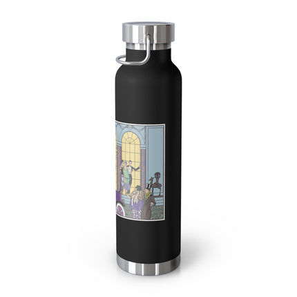 Au Revoir by George Barbier Copper Vacuum Insulated Bottle, 22oz