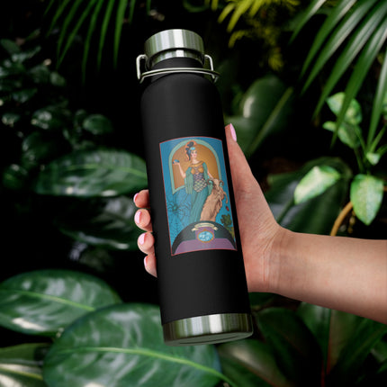 March & Aquamarine (Gem Series) by Sofia Chiostri Copper Vacuum Insulated Bottle, 22oz