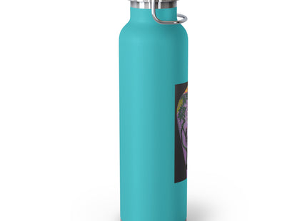 Purple Glazed Porcelain Vase Copper Vacuum Insulated Bottle, 22oz