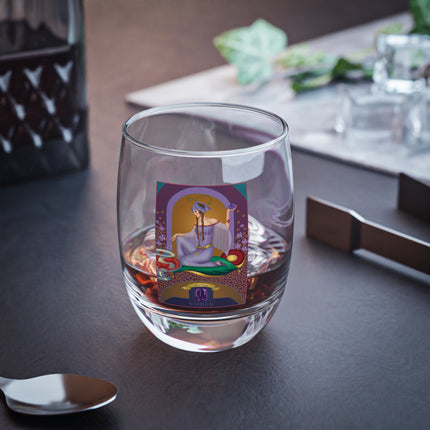 February & Amethyst (from the Gem Series) by Sofia Chiostri Whiskey Glass