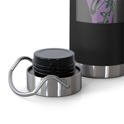 Purple Glazed Porcelain Vase Copper Vacuum Insulated Bottle, 22oz