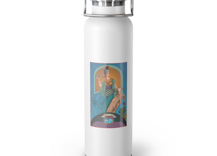 March & Aquamarine (Gem Series) by Sofia Chiostri Copper Vacuum Insulated Bottle, 22oz