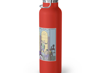 Au Revoir by George Barbier Copper Vacuum Insulated Bottle, 22oz