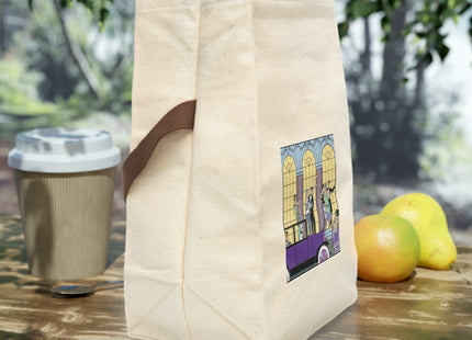 Au Revoir by George Barbier Canvas Lunch Bag With Strap