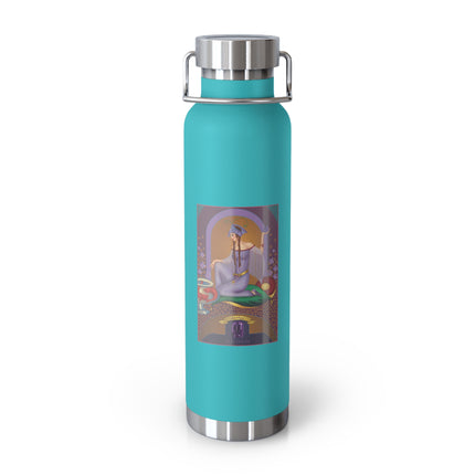 February & Amethyst (from the Gem Series) by Sofia Chiostri Copper Vacuum Insulated Bottle, 22oz